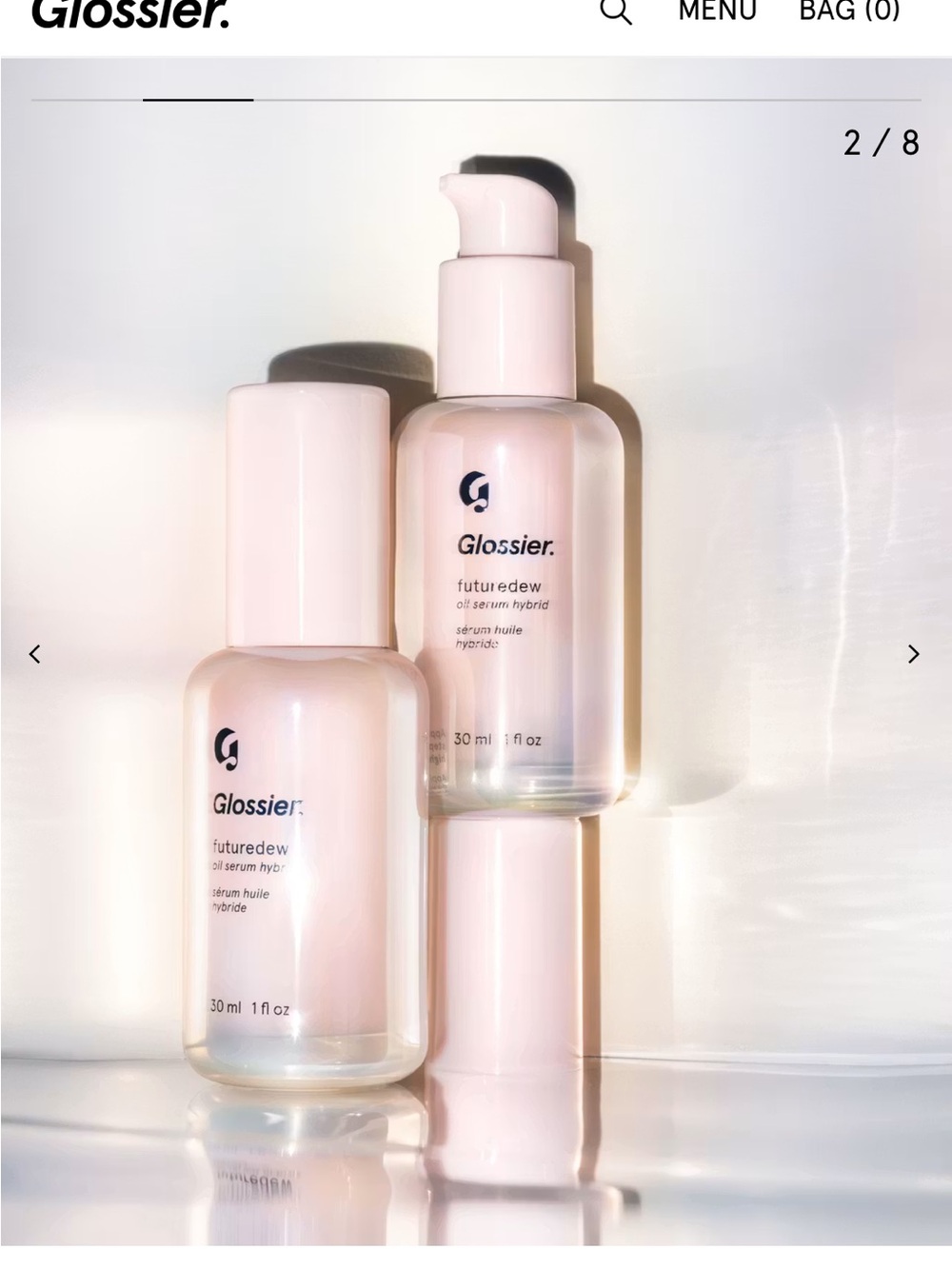 Glossier Futuredew Oil-Serum Hybrid - Pale Pink